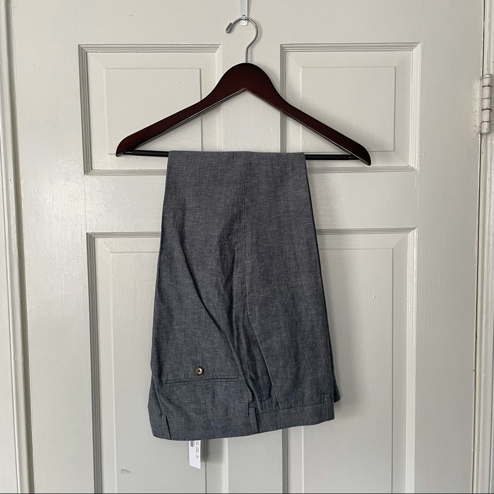 J.Crew Ludlow Slim Cotton-Linen Pants (30/30)